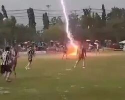 Thai soccer player killed by lightning strike during game