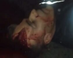 Unarmed Iranian protester shot in head by sniper