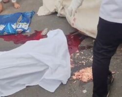 Aftermath of fatal motorcycle accident #3