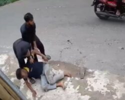 Bangladeshi man survived being run over by bus