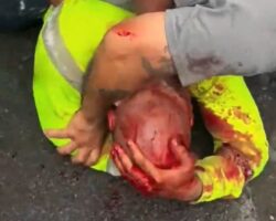 Bystanders stop knife attack on woman
