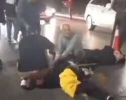 Car plows into crowd in Iran
