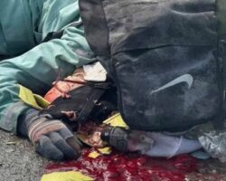 Concrete mixer runs over motorcyclist in Vietnam