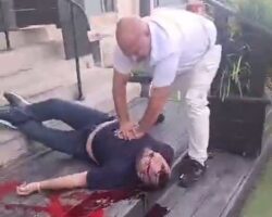 Crime boss gunned down at gas station