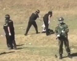 Executed by police squad in China