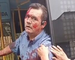 Gunmen attack bus in Lima, driver shot seven times