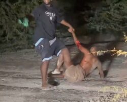 Haitian woman chopped by gang members