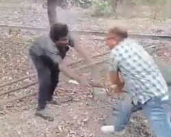 Man brutally beaten with hockey stick