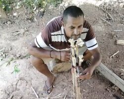 Man records his own suicide using hunting trap