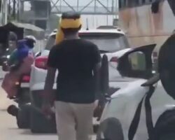 Man run over and dragged by car after road rage dispute