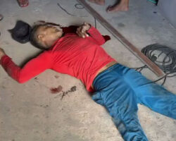 Man shot dead after confronting student outside school