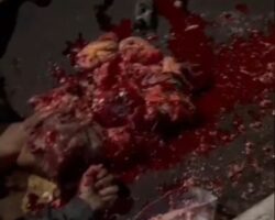 Motorcyclist crushed by truck carrying concrete
