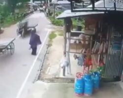Out-of-control vehicle hits woman