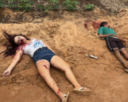Teen couple found murdered beside dirt road