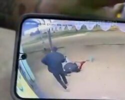 Teenage robber shot during escape attempt