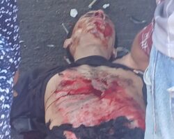 Two dead after motorcycle crashes into military truck