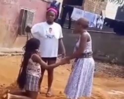 Two women brutally beat teenage girl