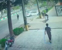 Woman struck by speeding vehicle