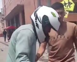 Caught stealing cell phone outside church