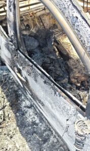 Driver found dead in burned vehicle
