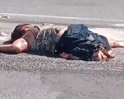 Elderly woman crushed while trying to cross road