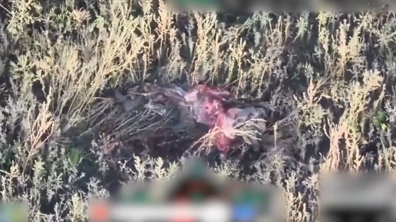 Explosion sends Russian soldier flying #4 • GoreCenter