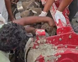 Farm worker killed by tractor-mounted rotavator