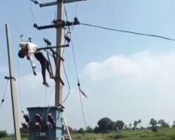 Farmer electrocuted while working on transformer