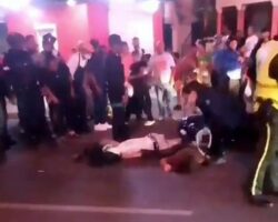 Garbage truck runs over young couple after motorcycle crash