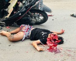 Head crushed by truck #2