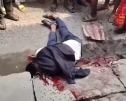 Lawyer attacked with knife and shot dead