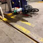 Man gunned down while refueling his motorcycle