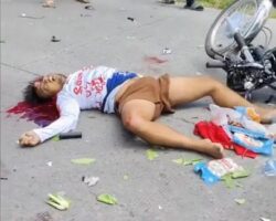 Man killed, woman injured in motorcycle crash