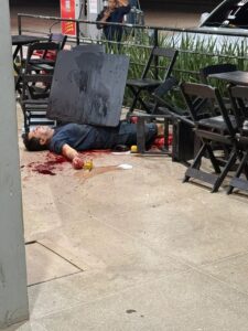 Man stabbed to death during fight outside convenience store