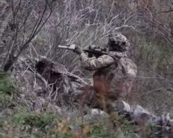 Mercenary hit by RPG round