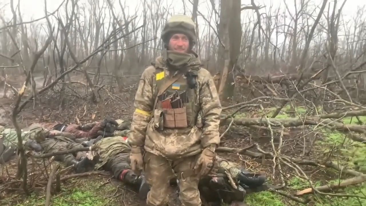 Pile of dead Russian soldiers • GoreCenter