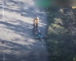 Russian soldier eliminated by Ukrainian drone #3
