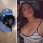 Jersis Fernández Ortega Head of a pretty girl wrapped in a sports bag
