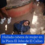 Head of a pretty girl wrapped in a sports bag