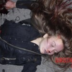 Teenage girl cut in half after jumping off a building