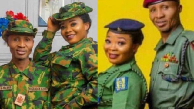 A.M Linus with his wife A.M Linus with his wife