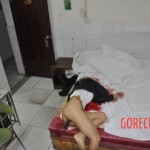 Murdered young woman with knife in pussy + autopsy