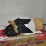 Murdered young woman with knife in pussy + autopsy