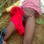 Raped murdered naked female