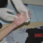 Dead young chinese girl