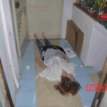 Dead young chinese girl