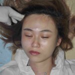 Dead young chinese girl
