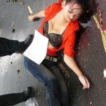 Corpse of chinese woman