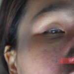 Dead woman in red dress