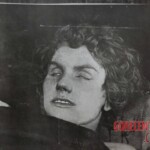 Vintage photo of murdered woman
